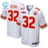 Nick Bolton 32 Kansas City Chiefs Afc Champions Patch Game Men Jersey White stylepulseusa 1