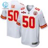 Willie Gay 50 Kansas City Chiefs Afc Champions Patch Game Men Jersey White stylepulseusa 1