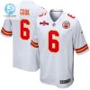 Bryan Cook 6 Kansas City Chiefs Afc Champions Patch Game Men Jersey White stylepulseusa 1