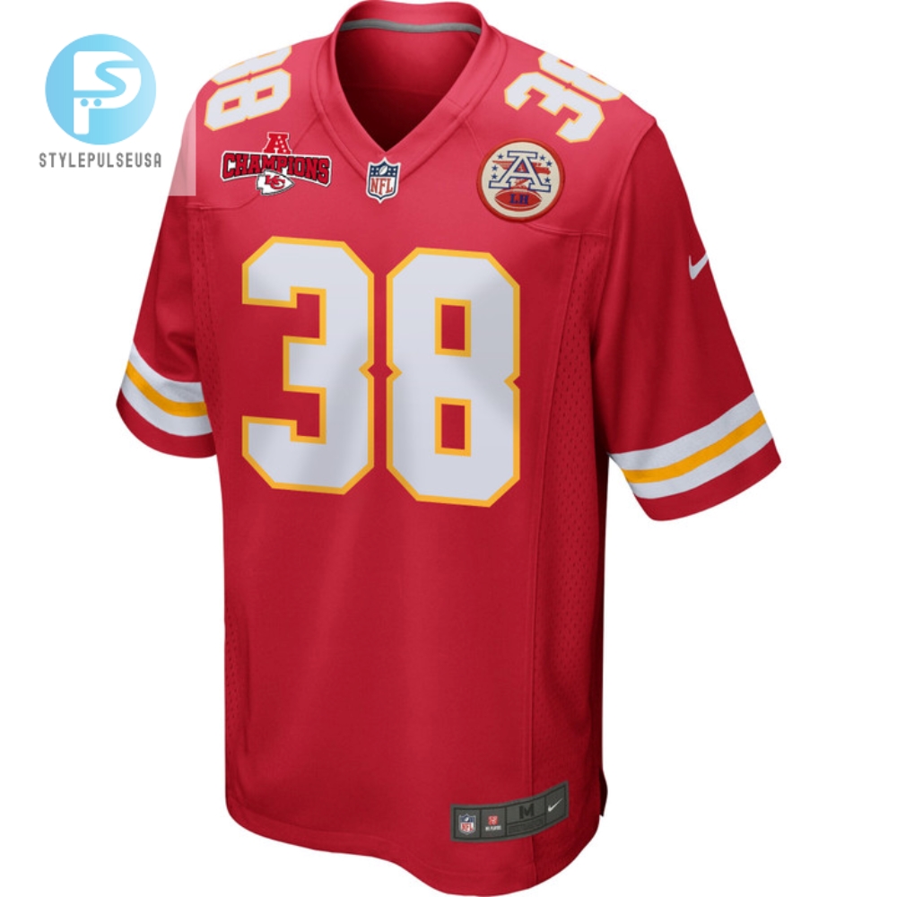 Ljarius Sneed 38 Kansas City Chiefs Afc Champions Patch Game Men Jersey  Red 