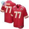 Lucas Niang 77 Kansas City Chiefs Afc Champions Patch Game Men Jersey Red stylepulseusa 1