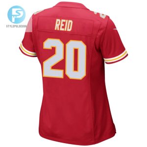 Justin Reid 20 Kansas City Chiefs 2024 Divisional Patch Game Women Jersey Red stylepulseusa 1 2