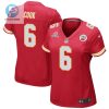 Bryan Cook 6 Kansas City Chiefs 2024 Divisional Patch Game Women Jersey Red stylepulseusa 1