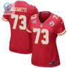 Nick Allegretti 73 Kansas City Chiefs 2024 Divisional Patch Game Women Jersey Red stylepulseusa 1