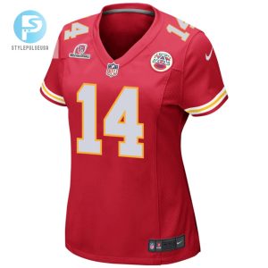 Cornell Powell 14 Kansas City Chiefs 2024 Divisional Patch Game Women Jersey Red stylepulseusa 1 1