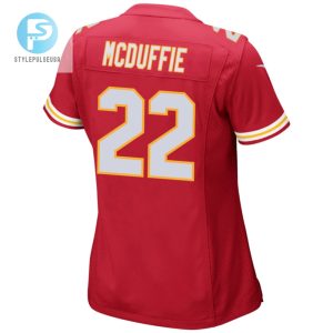 Trent Mcduffie 22 Kansas City Chiefs 2024 Divisional Patch Game Women Jersey Red stylepulseusa 1 2