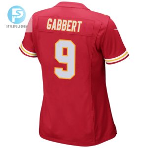 Blaine Gabbert 9 Kansas City Chiefs 2024 Divisional Patch Game Women Jersey Red stylepulseusa 1 2