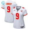 Blaine Gabbert 9 Kansas City Chiefs 2024 Divisional Patch Game Women Jersey White stylepulseusa 1