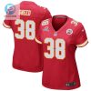 L Jarius Sneed 38 Kansas City Chiefs 2024 Divisional Patch Game Women Jersey Red stylepulseusa 1