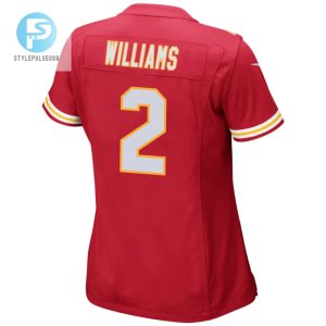 Joshua Williams 2 Kansas City Chiefs 2024 Divisional Patch Game Women Jersey Red stylepulseusa 1 2