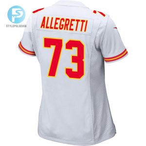 Nick Allegretti 73 Kansas City Chiefs 2024 Divisional Patch Game Women Jersey White stylepulseusa 1 2