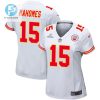 Patrick Mahomes 15 Kansas City Chiefs 2024 Divisional Patch Game Women Jersey White stylepulseusa 1