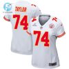 Jawaan Taylor 74 Kansas City Chiefs 2024 Divisional Patch Game Women Jersey White stylepulseusa 1