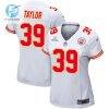 Keith Taylor 39 Kansas City Chiefs 2024 Divisional Patch Game Women Jersey White stylepulseusa 1