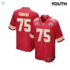 Darian Kinnard 75 Kansas City Chiefs 2024 Divisional Patch Game Youth Jersey Red stylepulseusa 1