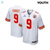 Blaine Gabbert 9 Kansas City Chiefs 2024 Divisional Patch Game Youth Jersey White stylepulseusa 1