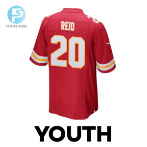 Justin Reid 20 Kansas City Chiefs 2024 Divisional Patch Game Youth Jersey Red stylepulseusa 1 2