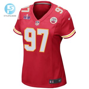 Felix Anudikeuzomah 97 Kansas City Chiefs Super Bowl Lviii Patch Game Women Jersey Red stylepulseusa 1 1