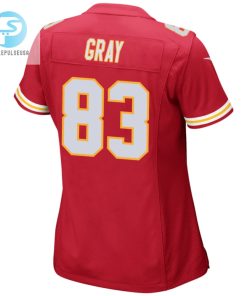 Noah Gray 83 Kansas City Chiefs Super Bowl Lviii Patch Game Women Jersey Red stylepulseusa 1 2