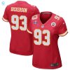 Matt Dickerson 93 Kansas City Chiefs Super Bowl Lviii Patch Game Women Jersey Red stylepulseusa 1