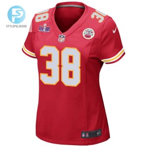 Ljarius Sneed 38 Kansas City Chiefs Super Bowl Lviii Patch Game Women Jersey Red stylepulseusa 1 1