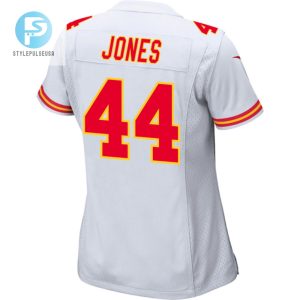 Cam Jones 44 Kansas City Chiefs Super Bowl Lviii Patch Game Women Jersey White stylepulseusa 1 2