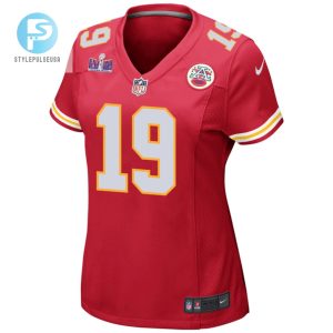 Kadarius Toney 19 Kansas City Chiefs Super Bowl Lviii Patch Game Women Jersey Red stylepulseusa 1 1