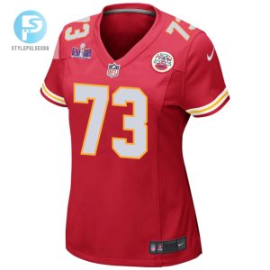 Nick Allegretti 73 Kansas City Chiefs Super Bowl Lviii Patch Game Women Jersey Red stylepulseusa 1 1