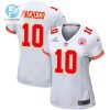 Isiah Pacheco 10 Kansas City Chiefs Super Bowl Lviii Patch Game Women Jersey White stylepulseusa 1