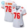 Prince Tega Wanogho 76 Kansas City Chiefs Super Bowl Lviii Patch Game Women Jersey White stylepulseusa 1