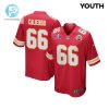 Mike Caliendo 66 Kansas City Chiefs Super Bowl Lviii Patch Game Youth Jersey Red stylepulseusa 1