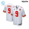 Blaine Gabbert 9 Kansas City Chiefs Super Bowl Lviii Patch Game Youth Jersey White stylepulseusa 1