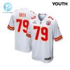 Donovan Smith 79 Kansas City Chiefs Super Bowl Lviii Patch Game Youth Jersey White stylepulseusa 1