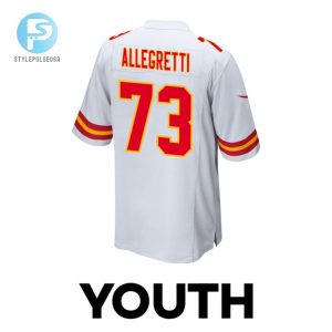 Nick Allegretti 73 Kansas City Chiefs Super Bowl Lviii Patch Game Youth Jersey White stylepulseusa 1 2