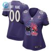 Baltimore Ravens Vs. Kansas City Chiefs 2023 Afc Championship Matchup Game Custom Women Jersey Purple stylepulseusa 1