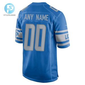 Detroit Lions Vs. Kansas City Chiefs Super Bowl Lviii Matchup Game Custom Men Jersey Blue stylepulseusa 1 2