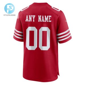 San Francisco 49Ers Vs. Kansas City Chiefs Super Bowl Lviii Matchup Game Custom Men Jersey Scarlet stylepulseusa 1 2