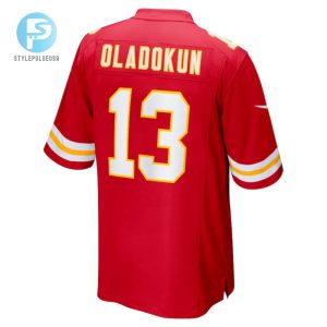 Chris Oladokun 13 Kansas City Chiefs Game Men Jersey Red stylepulseusa 1 2