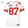 Travis Kelce 87 Kansas City Chiefs Super Bowl Lviii All Over Print Tshirt White stylepulseusa 1