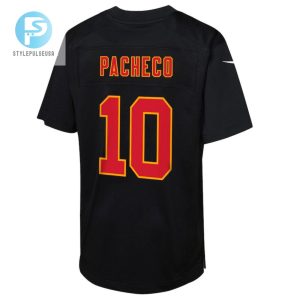 Isiah Pacheco 10 Kansas City Chiefs Super Bowl Lviii Patch Fashion Game Youth Jersey Carbon Black stylepulseusa 1 2