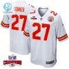 Chamarri Conner 27 Kansas City Chiefs Super Bowl Lviii Champions 4 Stars Patch Game Men Jersey White stylepulseusa 1