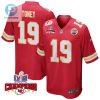 Kadarius Toney 19 Kansas City Chiefs Super Bowl Lviii Champions 4 Stars Patch Game Men Jersey Red stylepulseusa 1