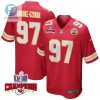 Felix Anudikeuzomah 97 Kansas City Chiefs Super Bowl Lviii Champions 4 Stars Patch Game Men Jersey Red stylepulseusa 1