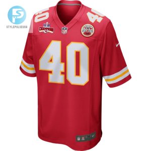 Ekow Boyedoe 40 Kansas City Chiefs Super Bowl Lviii Champions 4 Stars Patch Game Men Jersey Red stylepulseusa 1 1