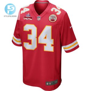 Deneric Prince 34 Kansas City Chiefs Super Bowl Lviii Champions 4 Stars Patch Game Men Jersey Red stylepulseusa 1 1