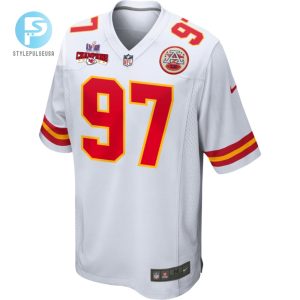 Felix Anudikeuzomah 97 Kansas City Chiefs Super Bowl Lviii Champions 4 Stars Patch Game Men Jersey White stylepulseusa 1 1