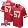 Truman Jones 57 Kansas City Chiefs Super Bowl Lviii Champions 4 Stars Patch Game Men Jersey Red stylepulseusa 1