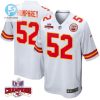 Creed Humphrey 52 Kansas City Chiefs Super Bowl Lviii Champions 4 Stars Patch Game Men Jersey White stylepulseusa 1