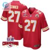 Chamarri Conner 27 Kansas City Chiefs Super Bowl Lviii Champions 4 Stars Patch Game Men Jersey Red stylepulseusa 1