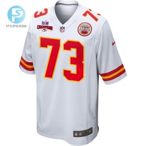 Nick Allegretti 73 Kansas City Chiefs Super Bowl Lviii Champions 4 Stars Patch Game Men Jersey White stylepulseusa 1 1